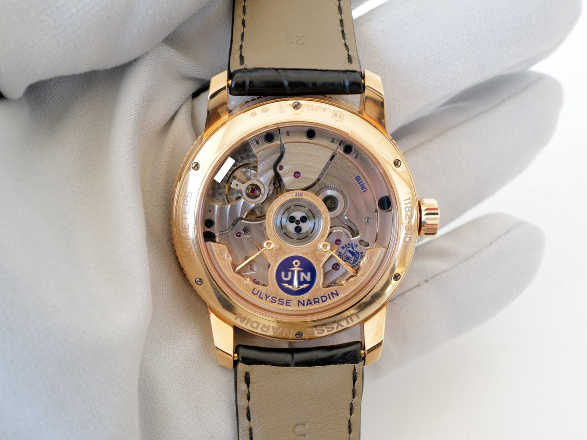 Swiss watch Ulysse Nardin Marine Torpilleur 18K Rose Gold 42