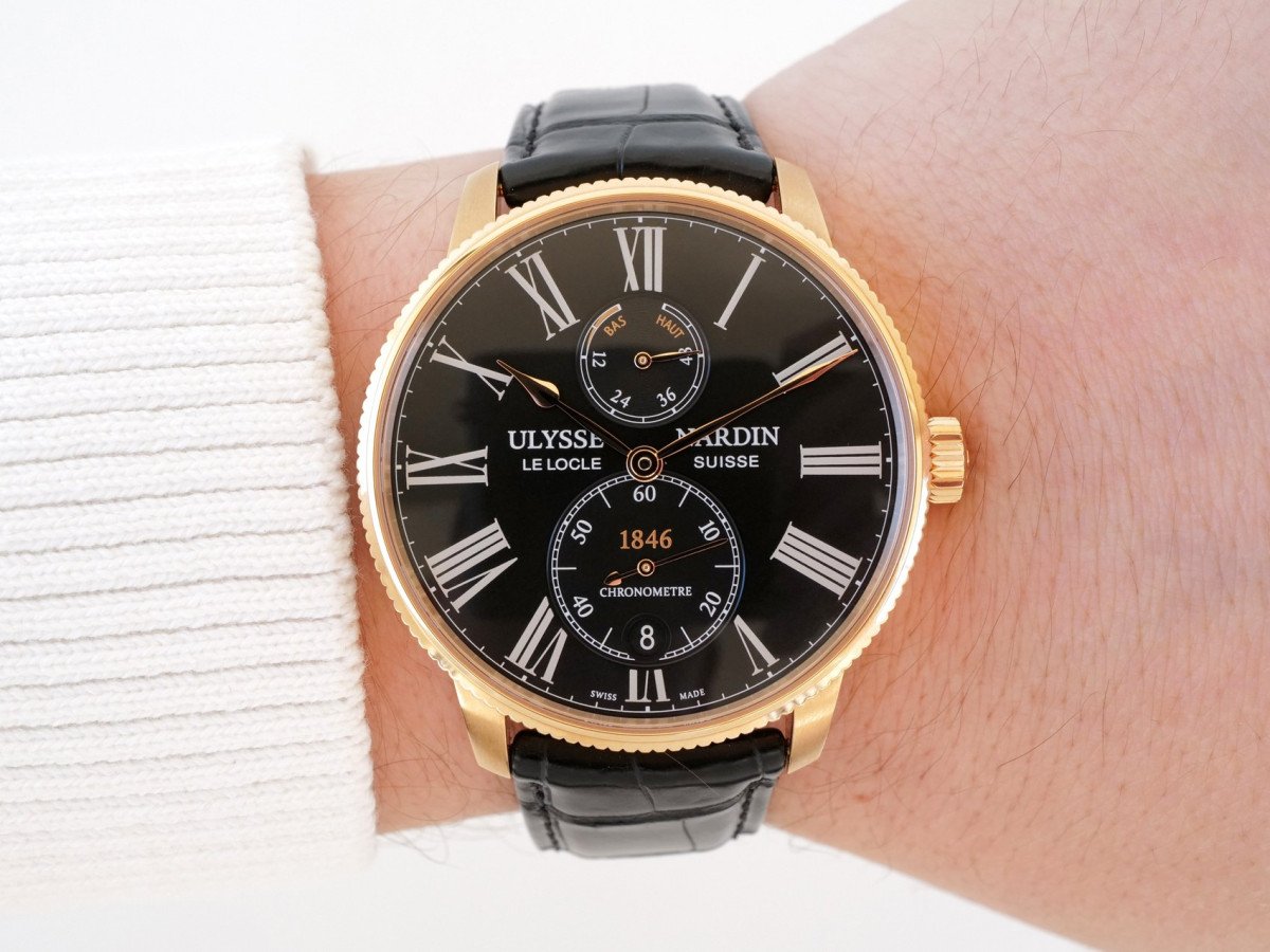 Swiss watch Ulysse Nardin Marine Torpilleur 18K Rose Gold 42