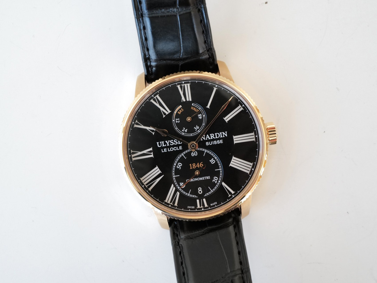 Swiss watch Ulysse Nardin Marine Torpilleur 18K Rose Gold 42