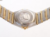 Swiss watch Omega Constellation Quartz Steel Yellow Gold MOP Diamond Dial Bezel