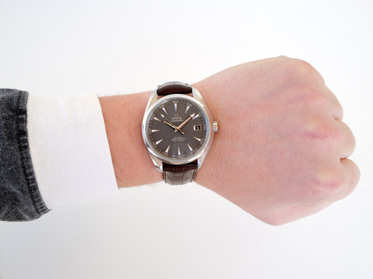 Швейцарские часы Omega Seamaster Aqua Terra Grey Dial 41