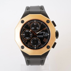 Швейцарський годинник Baume & Mercier Riviera Automatic Chronograph 18K Rose Gold Bezel 43