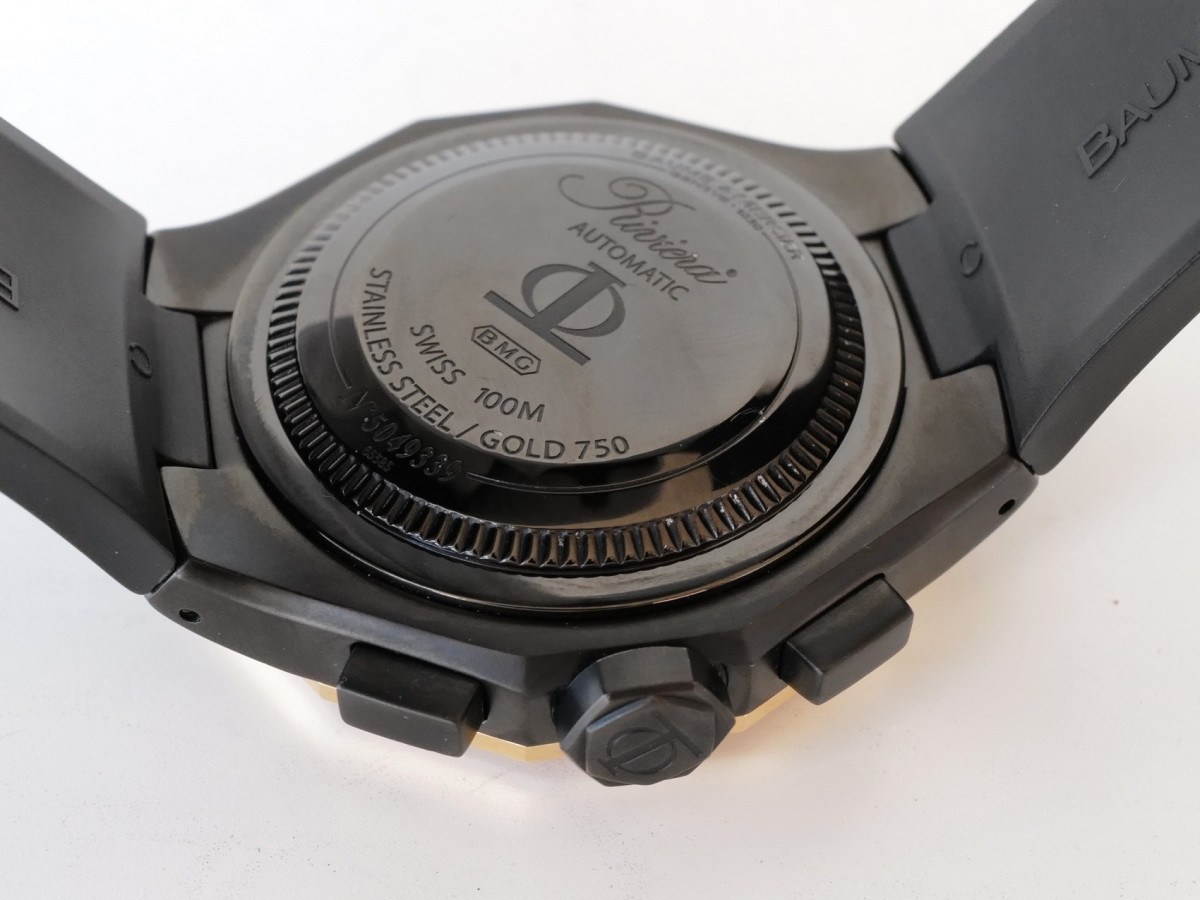 Швейцарський годинник Baume & Mercier Riviera Automatic Chronograph 18K Rose Gold Bezel 43