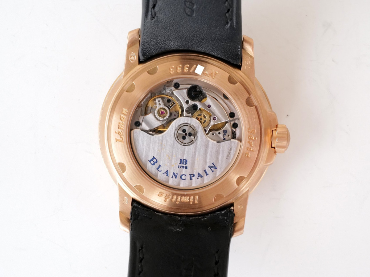 Швейцарские часы Blancpain Leman Ultra-Slim Grande Date Limited Edition 18K Rose Gold 40