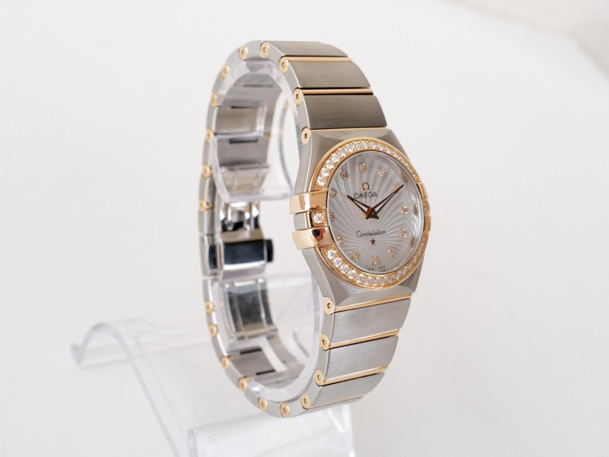Swiss watch Omega Constellation 27 Steel Rose Gold Diamonds