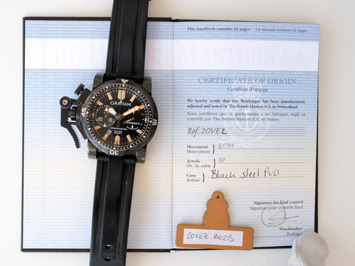 Швейцарские часы Graham Chronofighter Oversize Diver 47