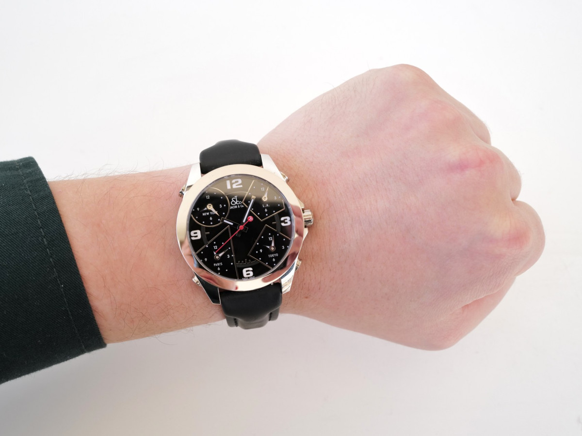 Швейцарские часы Jacob & Co. Five Time Zone 40