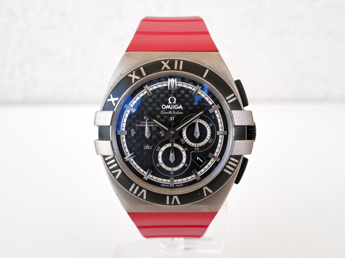 Швейцарський годинник Omega Constellation Double Eagle Co-Axial Titanium Chronograph 41