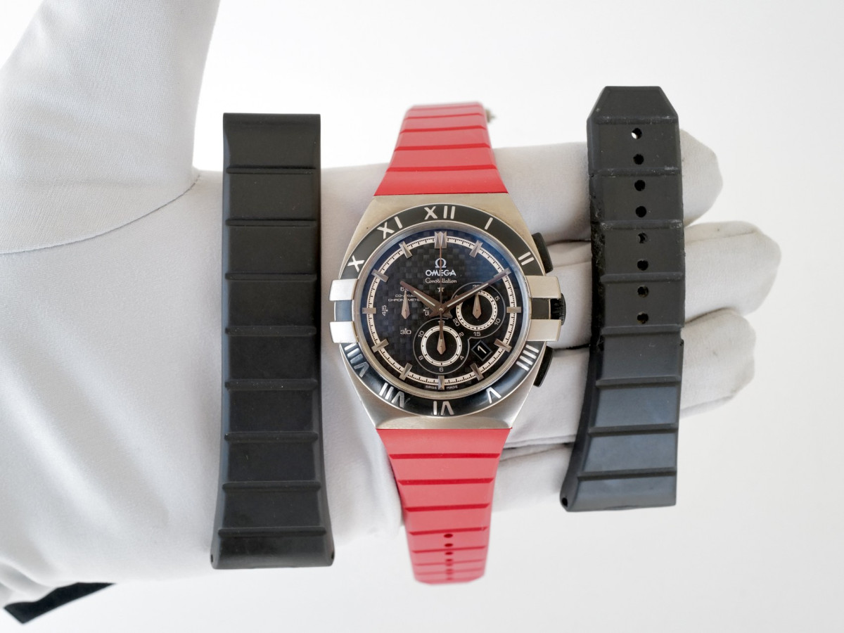 Швейцарський годинник Omega Constellation Double Eagle Co-Axial Titanium Chronograph 41