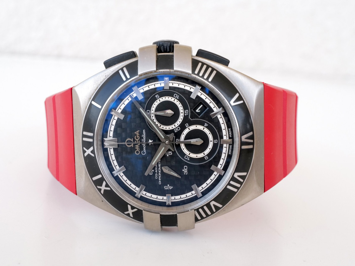 Швейцарський годинник Omega Constellation Double Eagle Co-Axial Titanium Chronograph 41