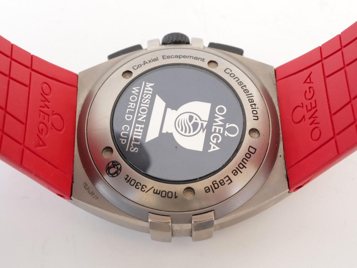 Швейцарський годинник Omega Constellation Double Eagle Co-Axial Titanium Chronograph 41