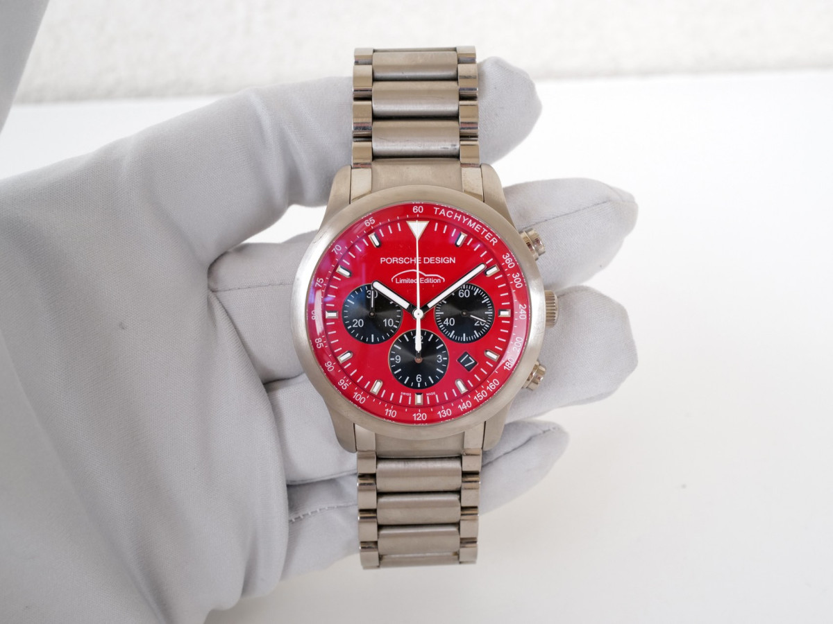 Швейцарские часы Porsche Design Dashboard Titanium Chronograph Limited Edition 42