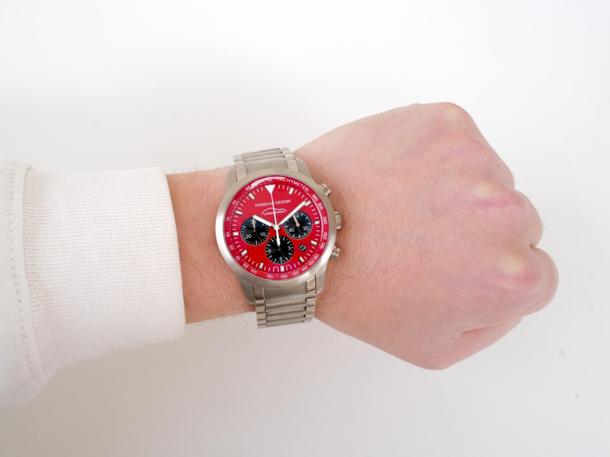 Швейцарские часы Porsche Design Dashboard Titanium Chronograph Limited Edition 42