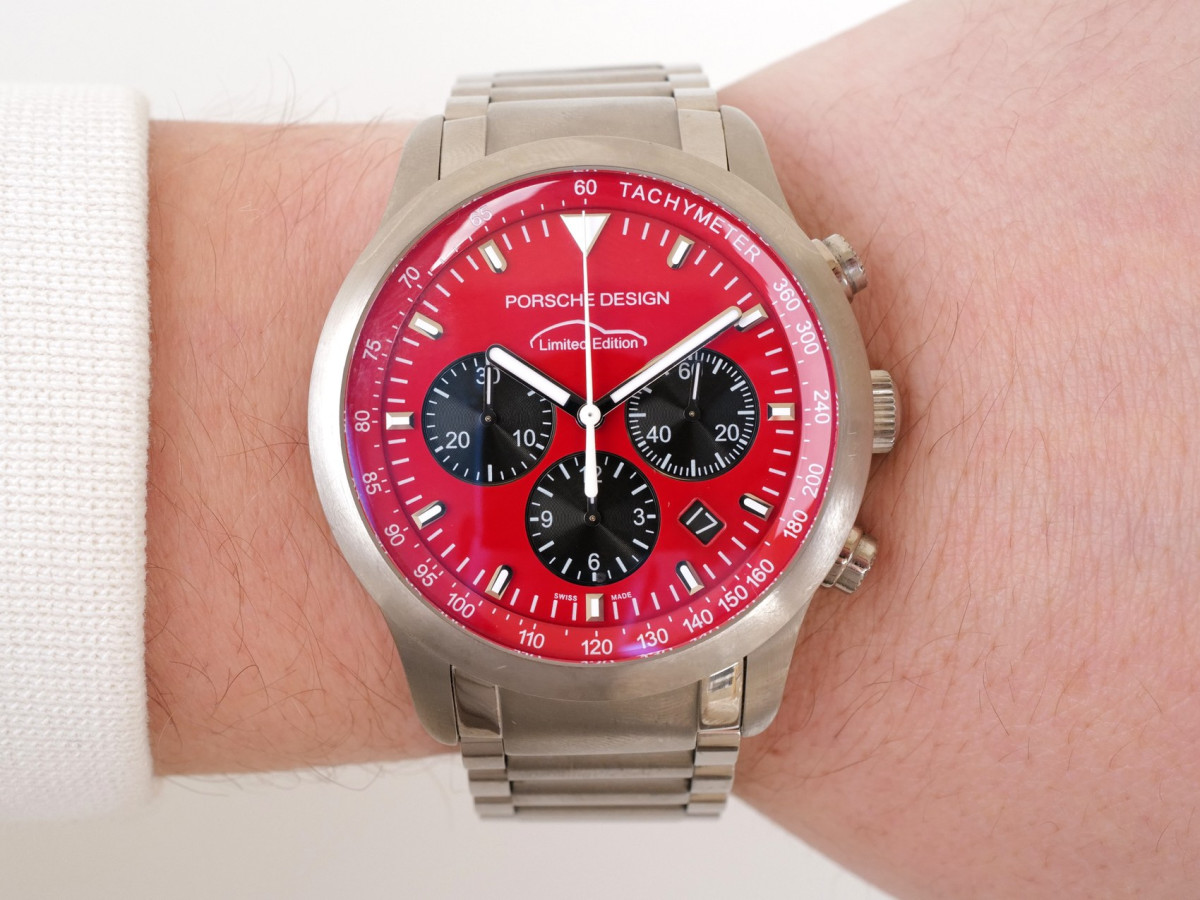 Швейцарские часы Porsche Design Dashboard Titanium Chronograph Limited Edition 42