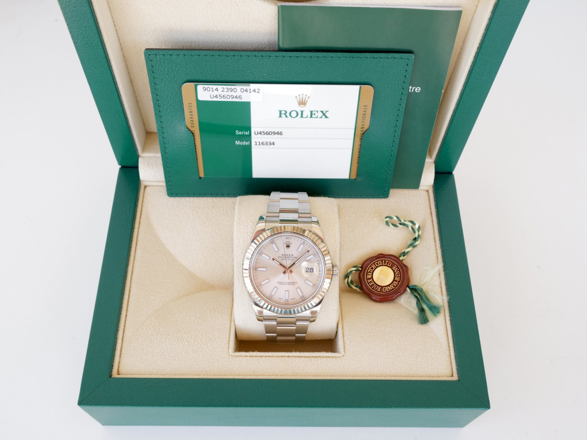 Швейцарские часы Rolex Datejust II Silver Dial 41