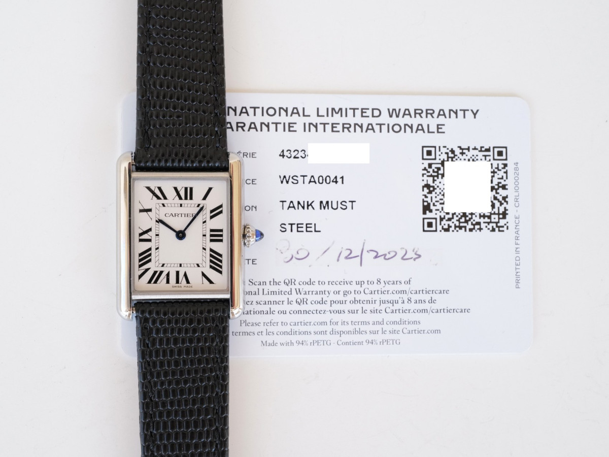 Швейцарський годинник Cartier Tank Must Large Quartz