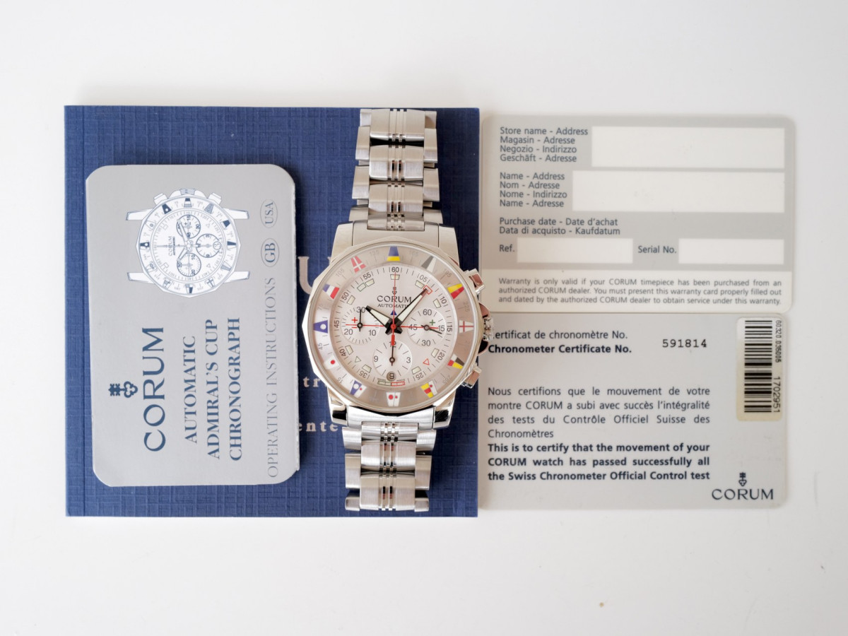 Швейцарський годинник Corum Admirals Cup Chronograph 44