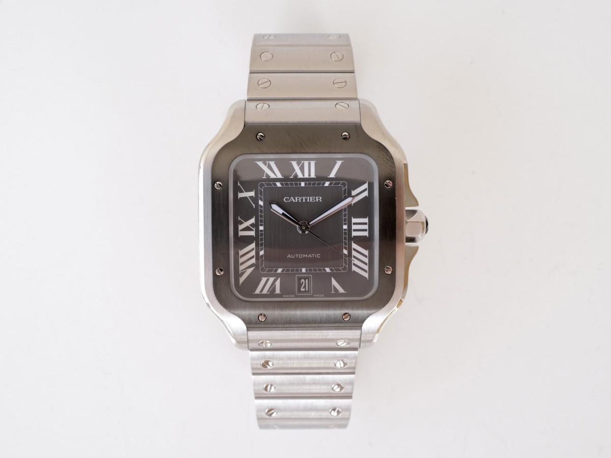 Швейцарские часы Cartier Santos de Cartier Large ADLC Grey
