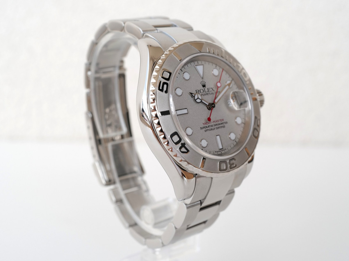 Swiss watch Rolex Yacht-Master 40 Steel Platinum Bezel