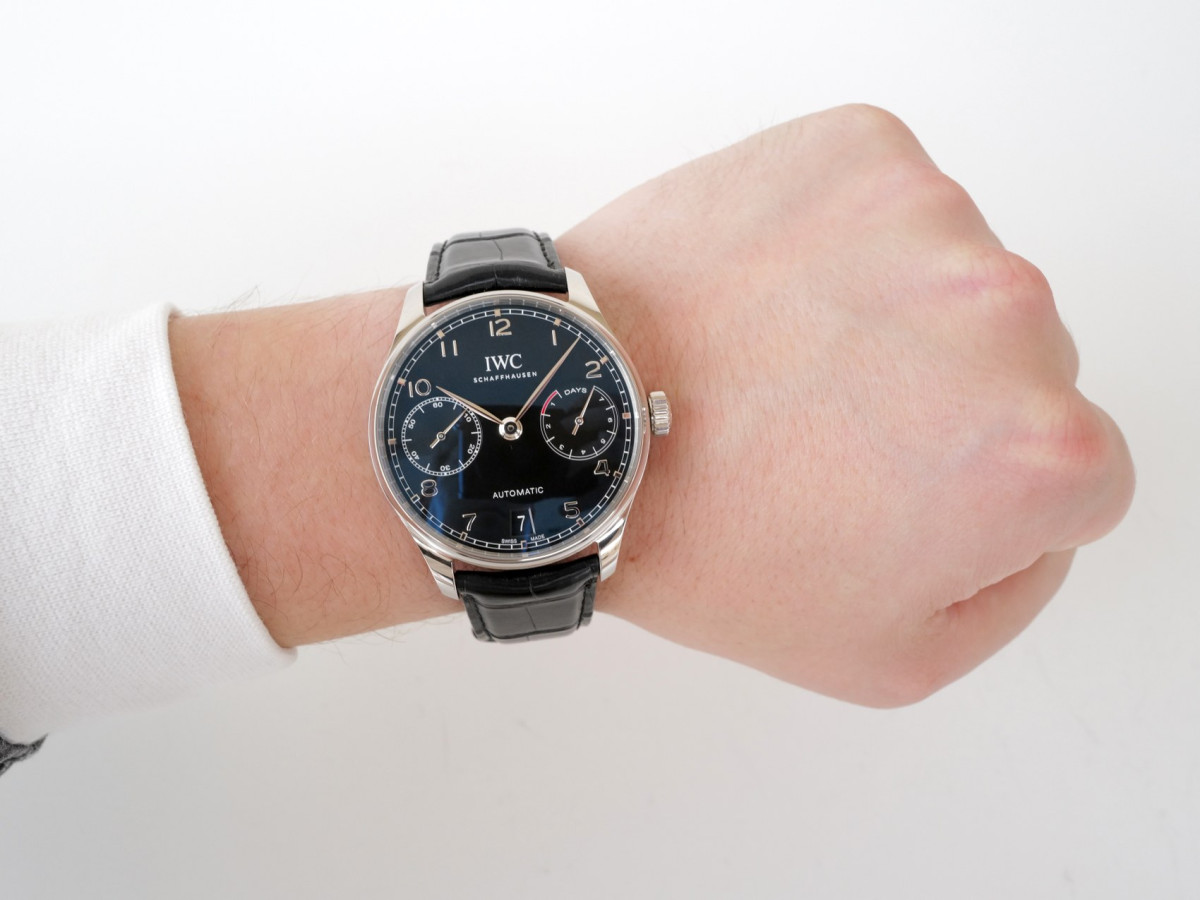 Швейцарський годинник IWC Portugieser Automatic 7 Days Black Dial 42