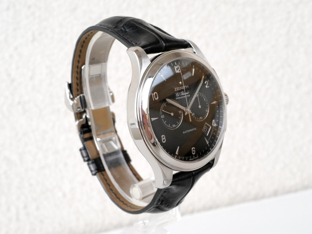 Swiss watch Zenith Grande Class El Primero Chronograph Black Dial 44