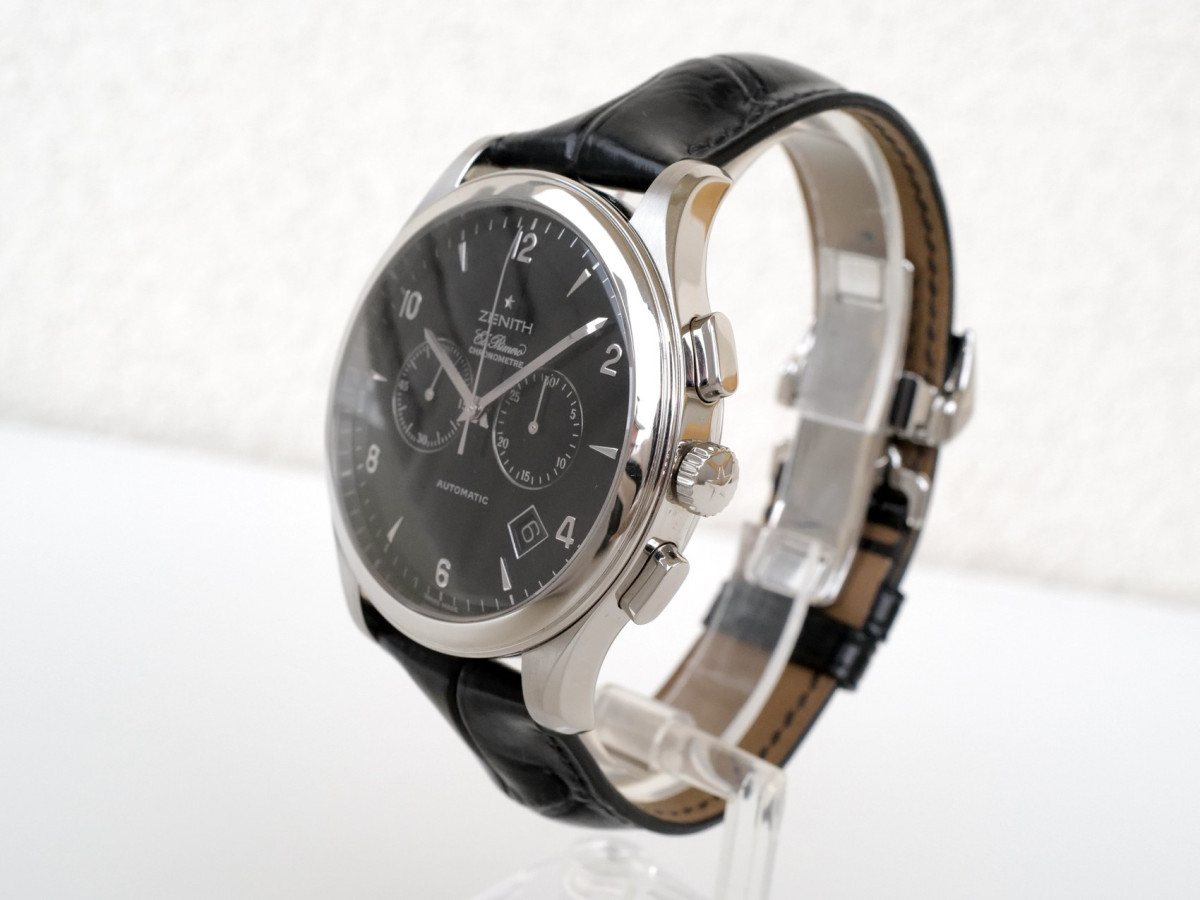 Swiss watch Zenith Grande Class El Primero Chronograph Black Dial 44