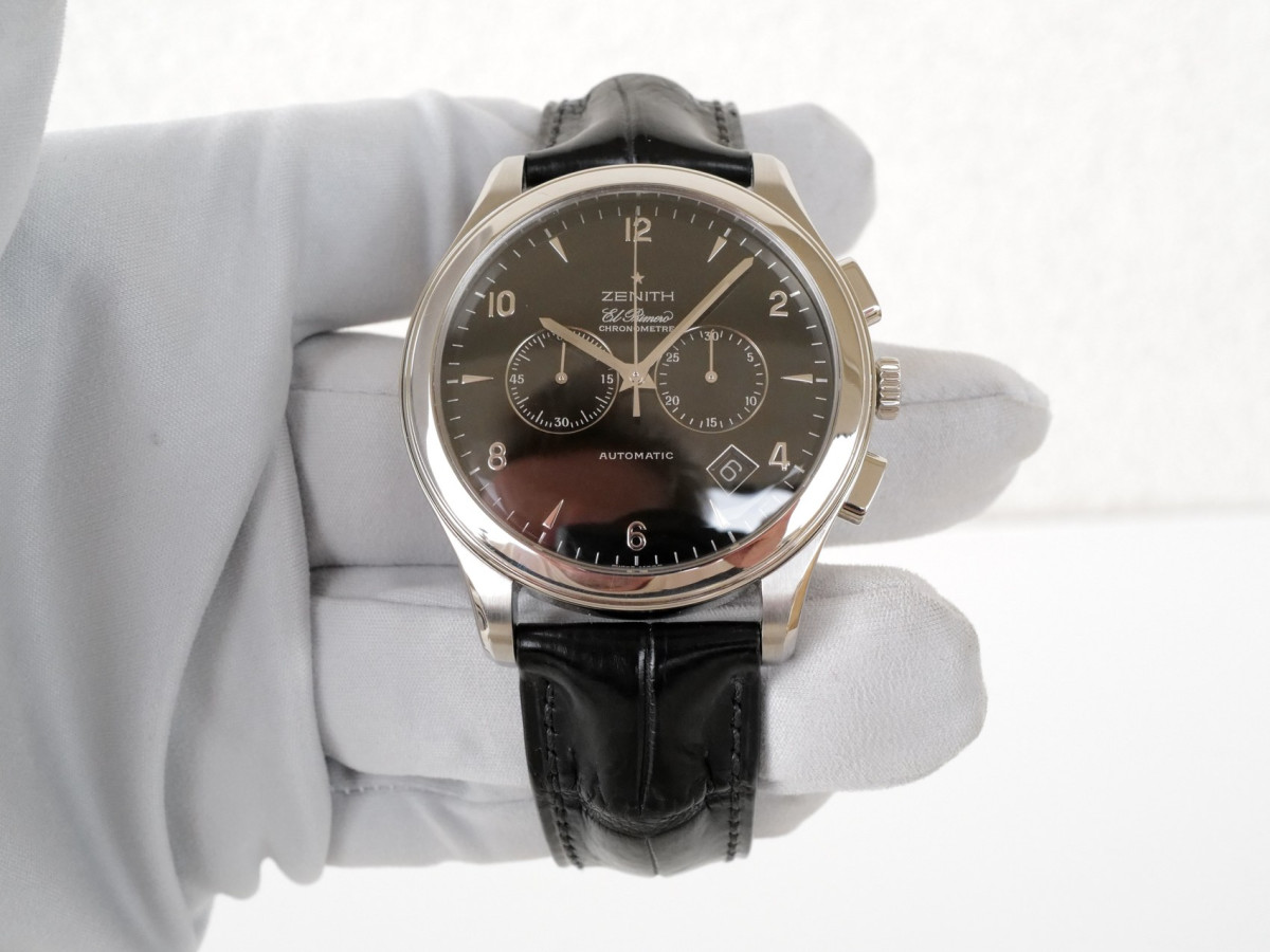 Swiss watch Zenith Grande Class El Primero Chronograph Black Dial 44