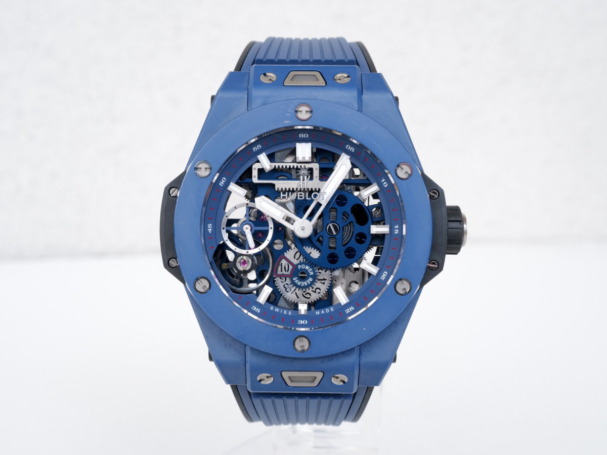 Швейцарський годинник Hublot Big Bang Meca-10 Ceramic Blue 45