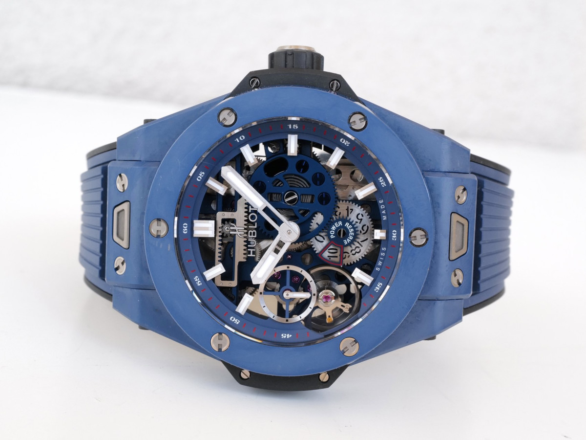 Швейцарський годинник Hublot Big Bang Meca-10 Ceramic Blue 45