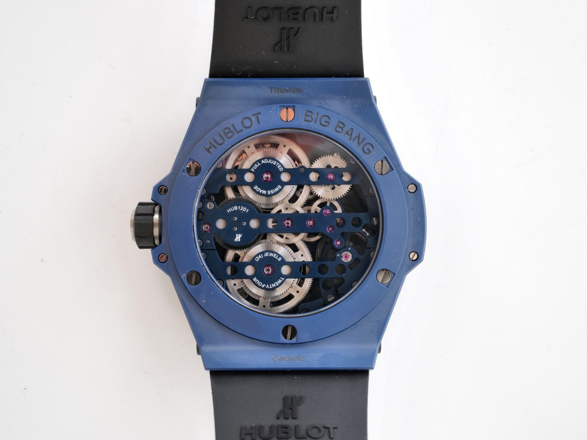 Швейцарський годинник Hublot Big Bang Meca-10 Ceramic Blue 45