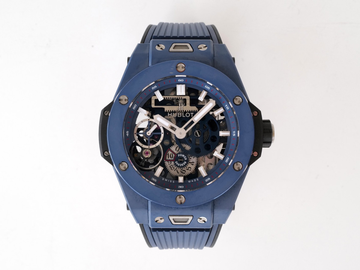 Швейцарський годинник Hublot Big Bang Meca-10 Ceramic Blue 45
