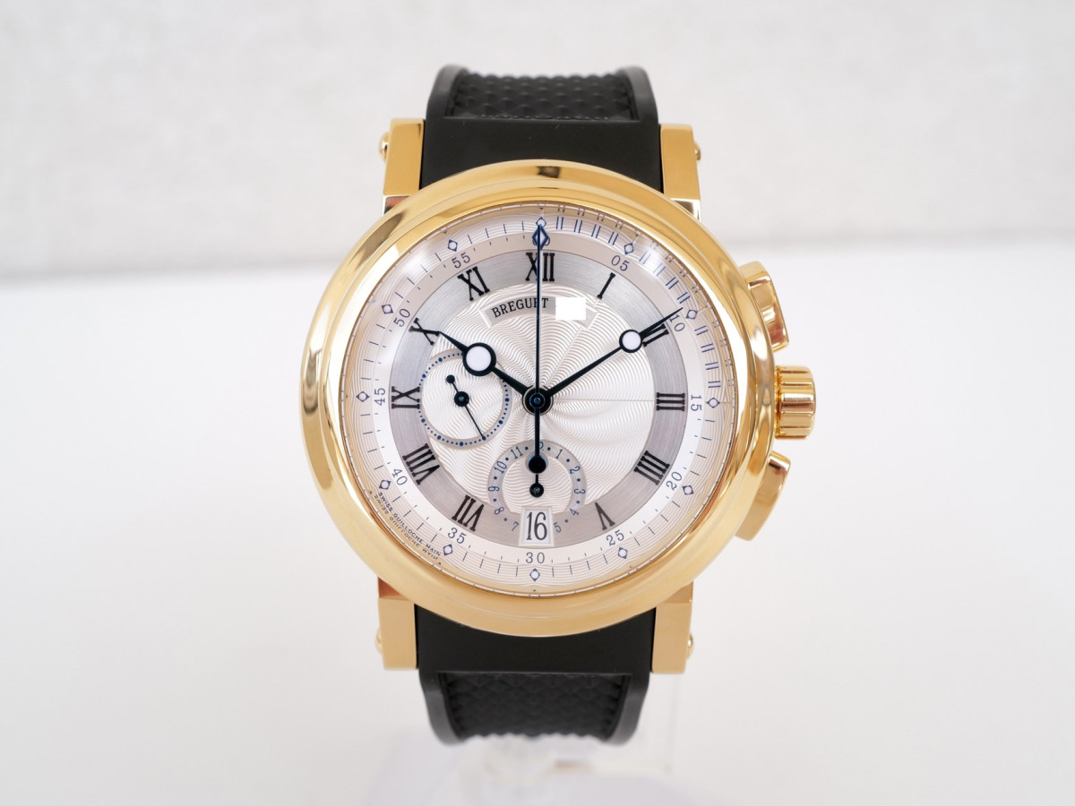 Швейцарський годинник Breguet Marine Chronograph 18K Yellow Gold 42