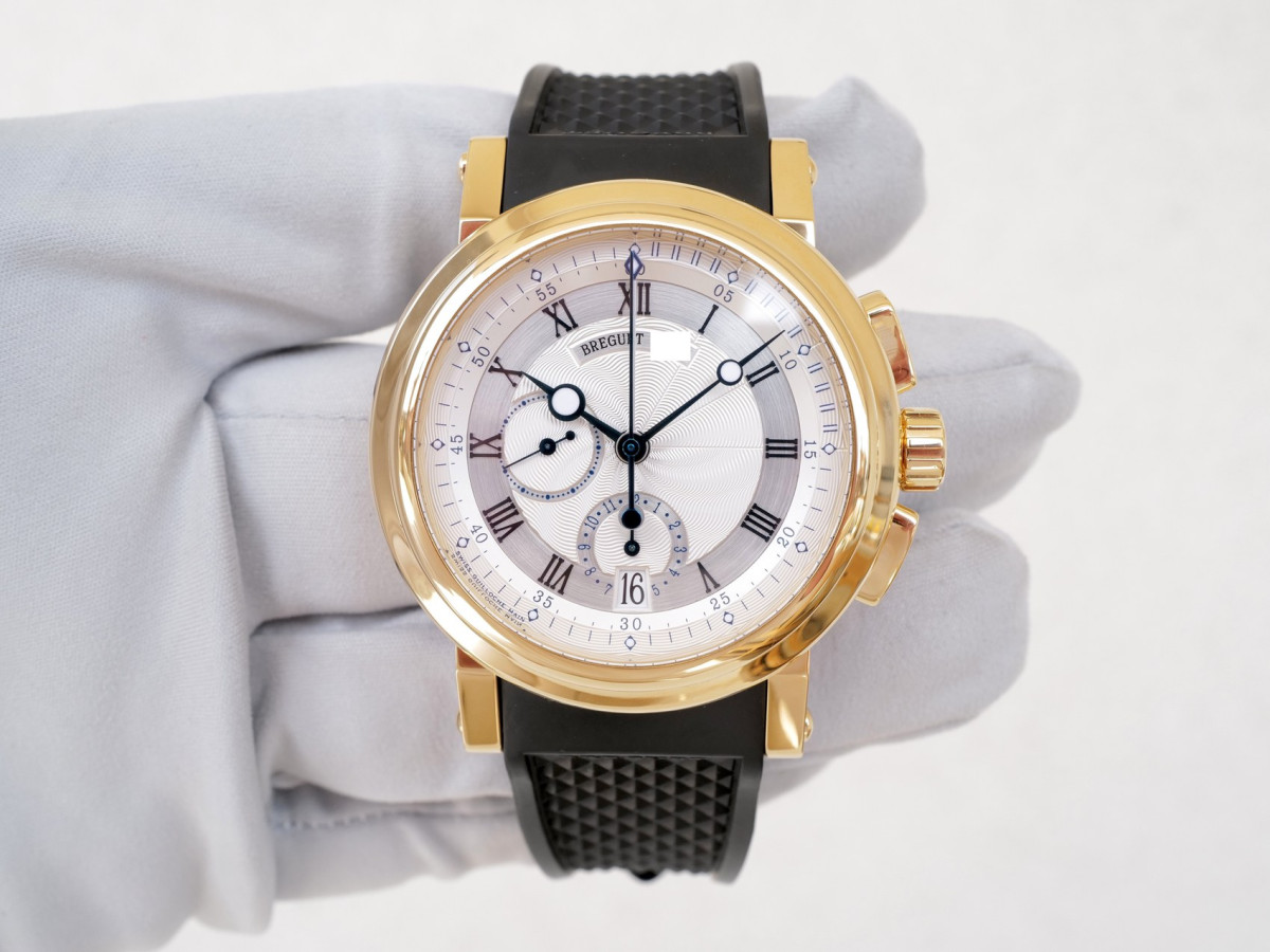 Швейцарський годинник Breguet Marine Chronograph 18K Yellow Gold 42