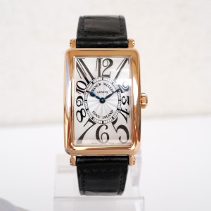 Швейцарський годинник Franck Muller Long Island 18K Rose Gold Quartz