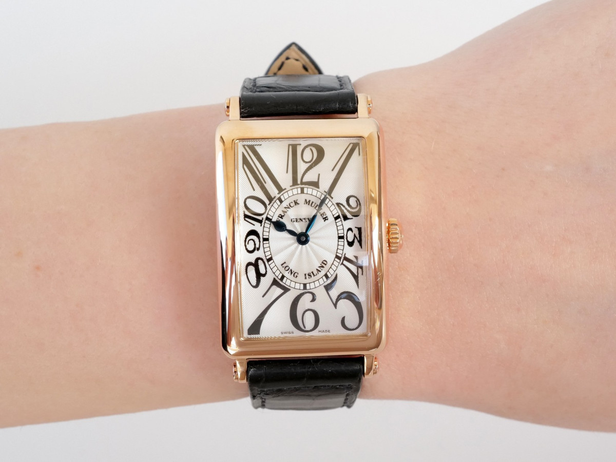 Швейцарський годинник Franck Muller Long Island 18K Rose Gold Quartz