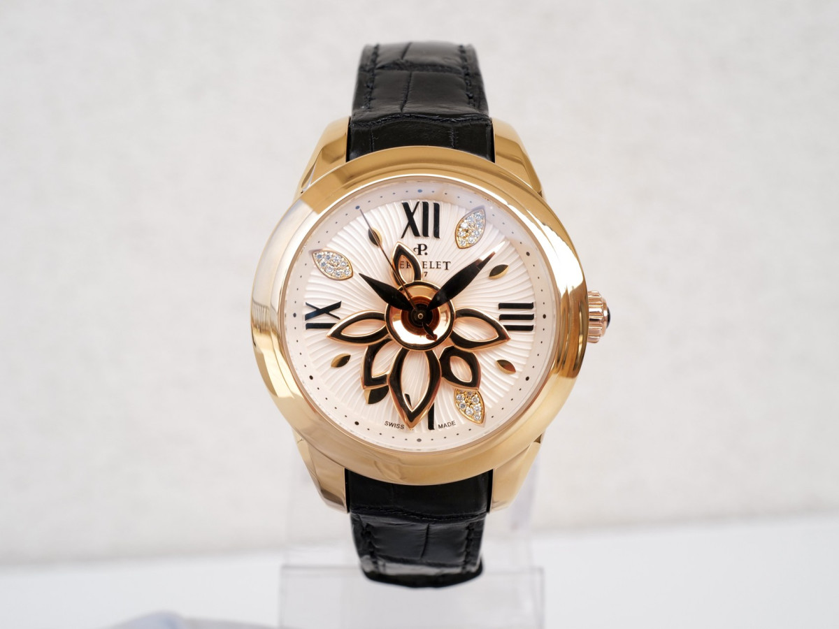 Швейцарские часы Perrelet Diamond Flower 18K Rose Gold 37