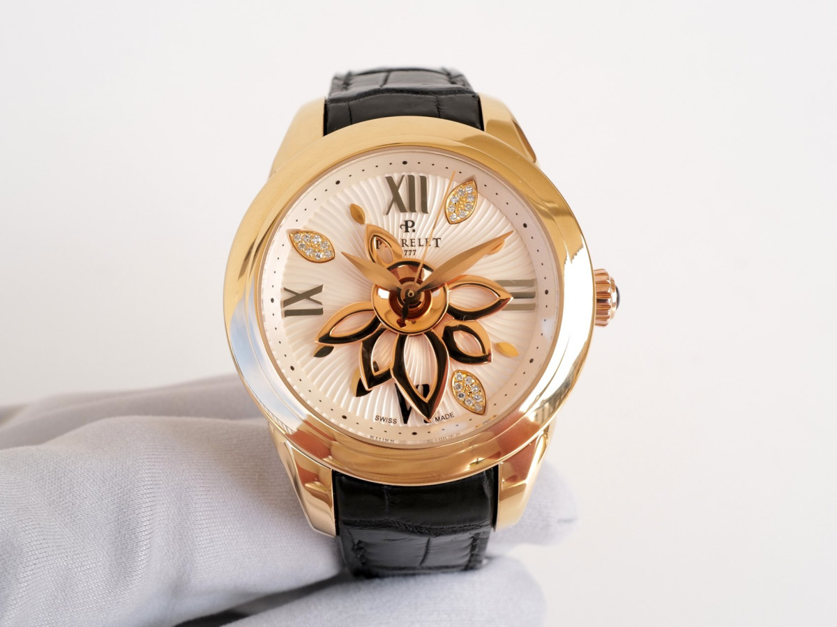 Швейцарские часы Perrelet Diamond Flower 18K Rose Gold 37