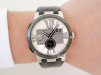 Швейцарський годинник Ulysse Nardin Executive Dual Time Black Rubber Strap Silver Dial 43