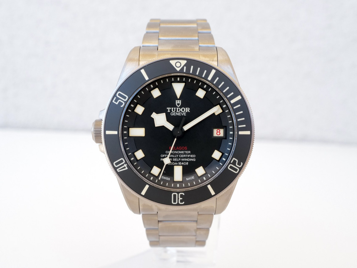 Швейцарские часы Tudor Pelagos LHD Lefty Titanium Black Dial 42