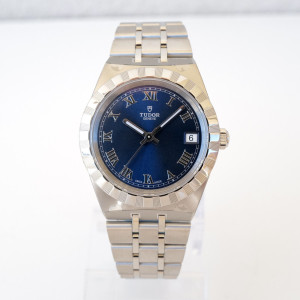 Swiss watch Tudor Royal Blue Roman Dial 34