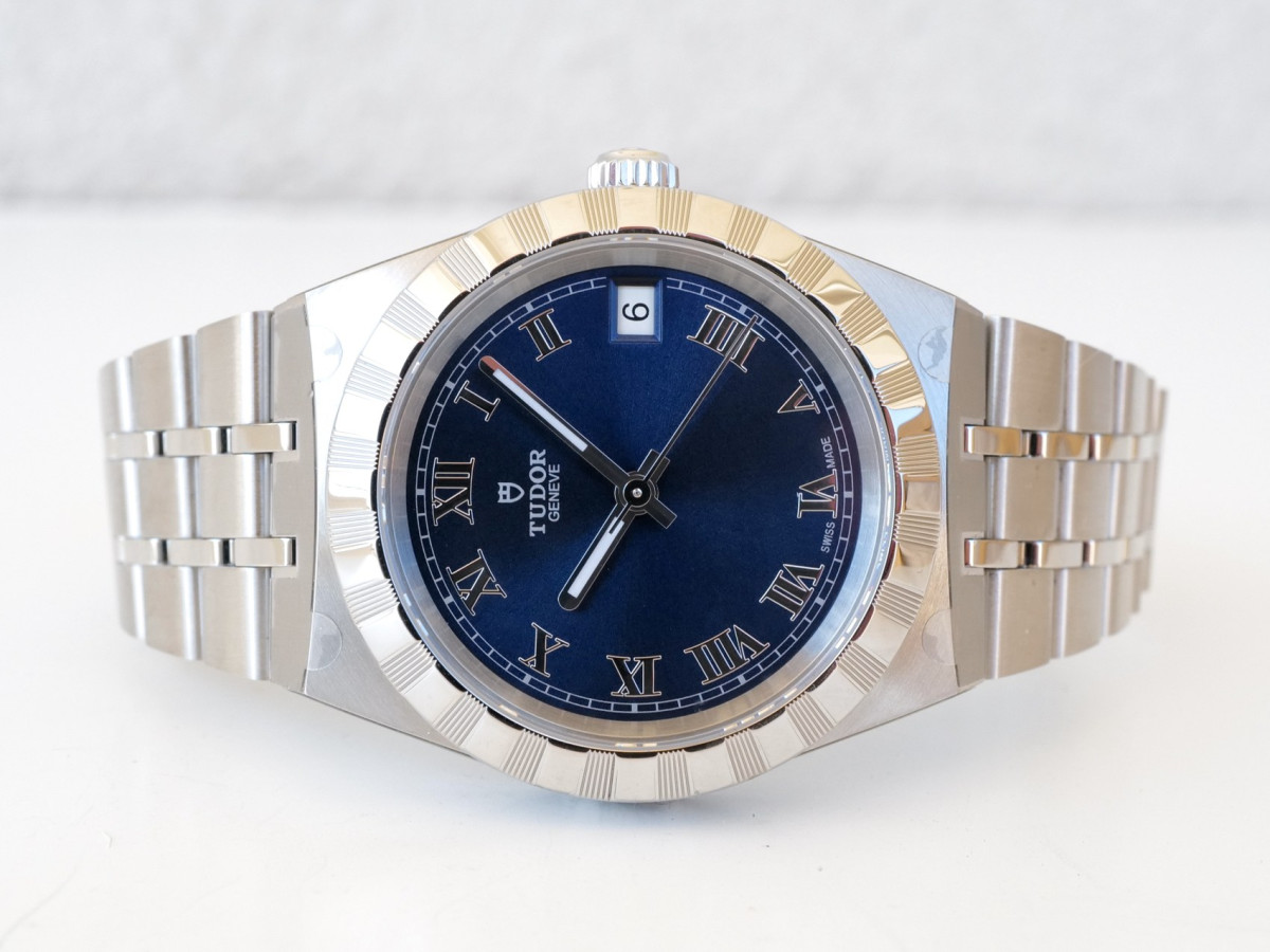 Swiss watch Tudor Royal Blue Roman Dial 34