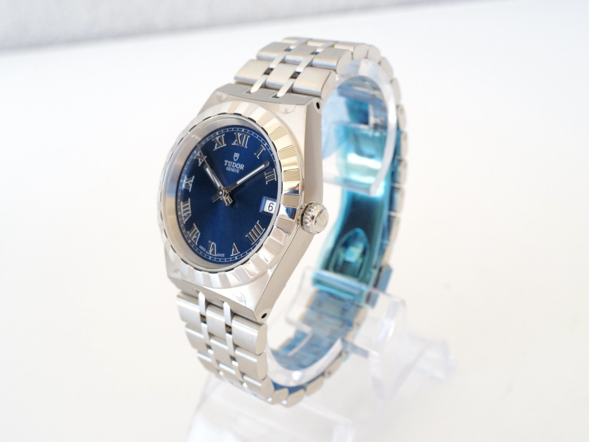 Swiss watch Tudor Royal Blue Roman Dial 34
