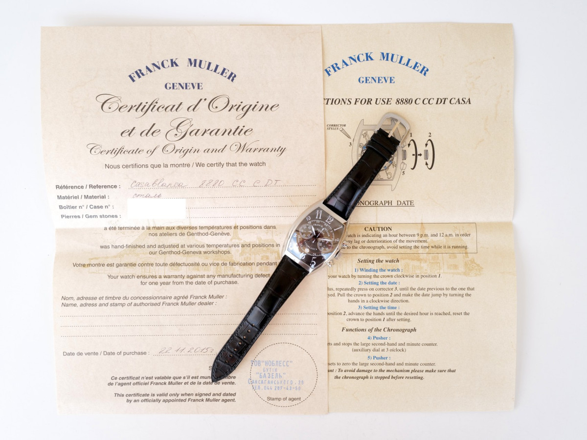 Швейцарський годинник Franck Muller Casablanca Chronograph