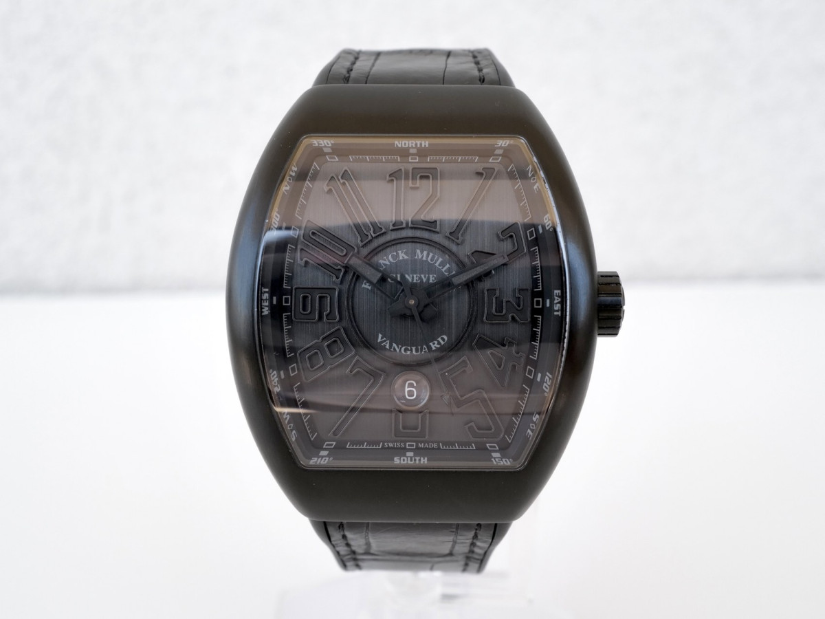 Швейцарские часы Franck Muller Vanguard Classical Blackout Titanium 44