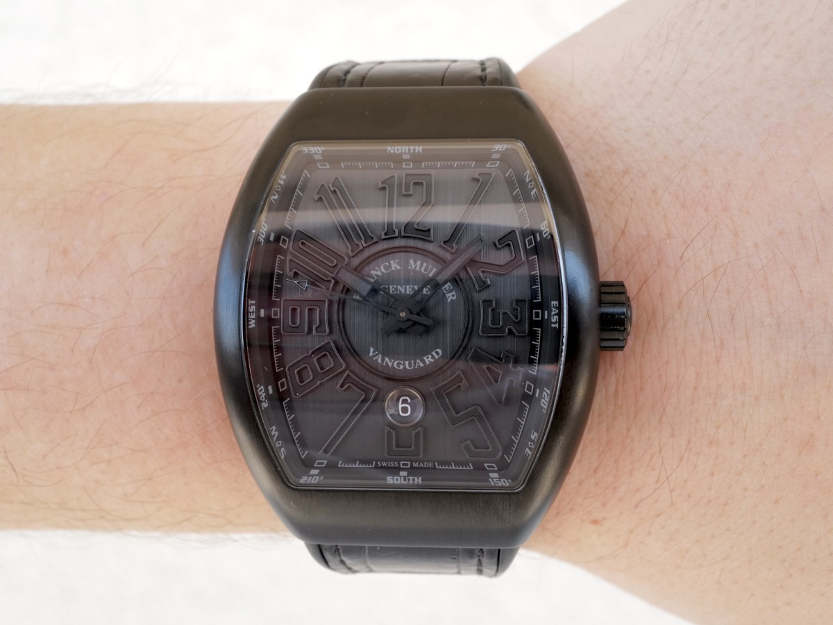 Швейцарские часы Franck Muller Vanguard Classical Blackout Titanium 44