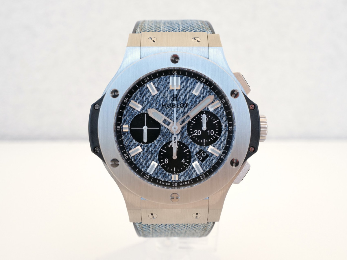 Швейцарские часы Hublot Big Bang Jeans Blue Dial Limited Edition 44