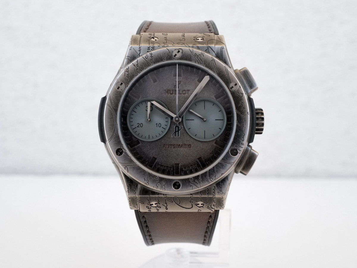 Швейцарський годинник Hublot Classic Fusion Berluti Cold Brown Limited Edition Chronograph 45