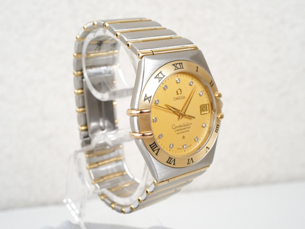 Швейцарские часы Omega Constellation Automatic Steel 18K Yellow Gold Diamond 36