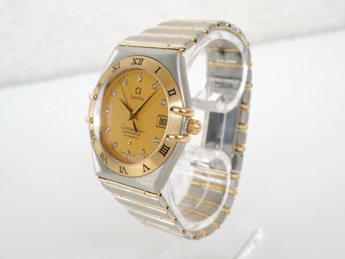 Швейцарские часы Omega Constellation Automatic Steel 18K Yellow Gold Diamond 36