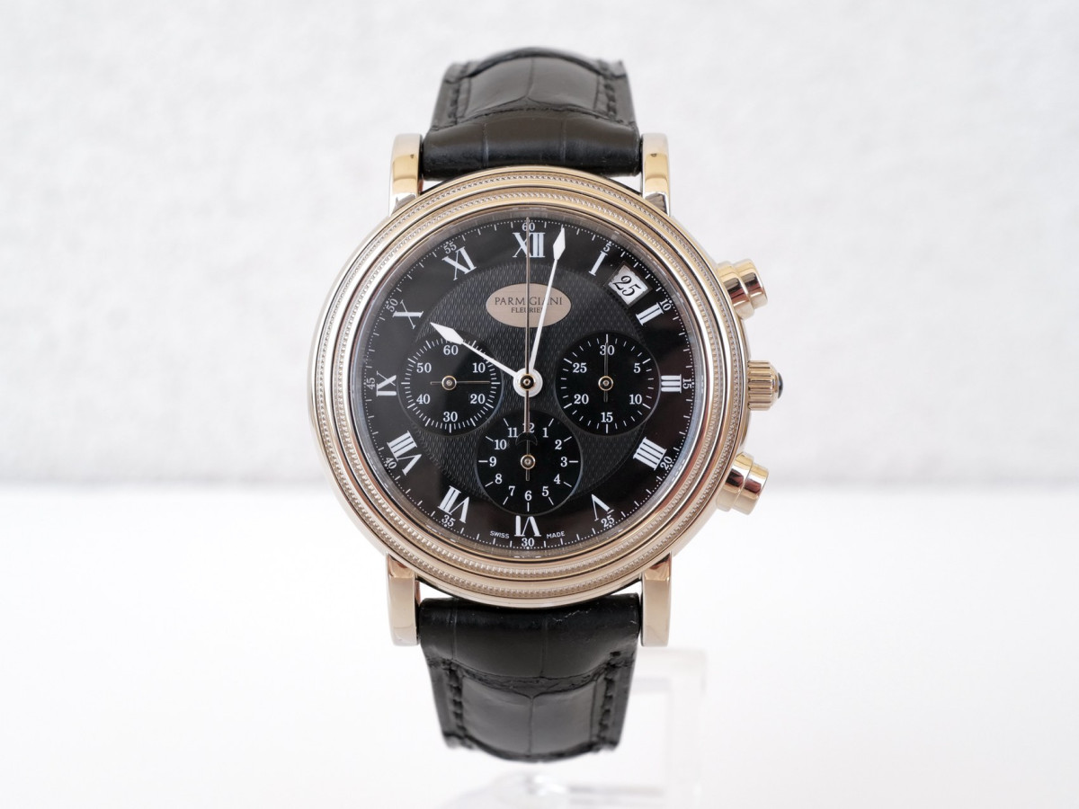 Швейцарские часы Parmigiani Fleurier Toric 18K White Gold Chronograph 40